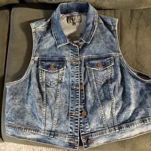 Torrid Blue Denim Vest